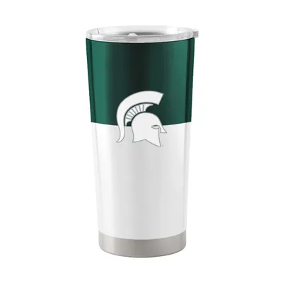 Michigan State Spartans 20 oz. Gobelet en acier inoxydable à blocs de couleurs