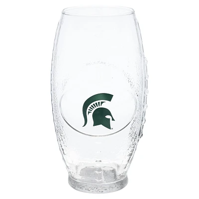 Spartiates de l'État du Michigan 23oz. Verre de football