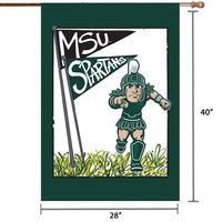 Michigan State Spartans 28" x 40" Double-Sided House Flag