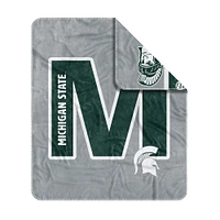 Couverture tissée Dream Weave 50" x 60" des Spartans de l'État du Michigan