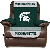 Protecteur de fauteuil inclinable absorbant l'eau 65 po x 80 po Michigan State Spartans