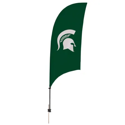 Michigan State Spartans 7.5' Razor Feather Stake Flag