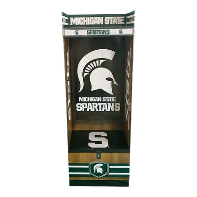 Casier de sport en carton ondulé des Spartans de l'État du Michigan