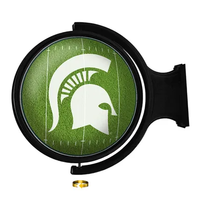 Michigan State Spartans Football 21'' x 23'' Rotating Lighted Wall Sign