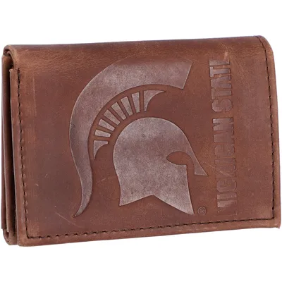 Michigan State Spartans Leather Team Tri-Fold Wallet