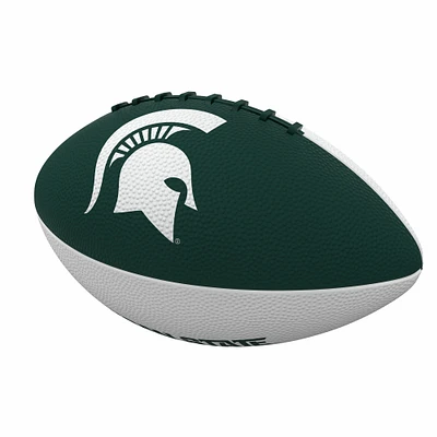 Ballon de football junior avec logo Pinwheel des Spartans de l'État du Michigan