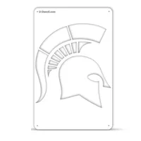 Michigan State Spartans Primary Logo Tailgater Stencil