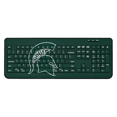 Michigan State Spartans Solid Design Wireless Keyboard