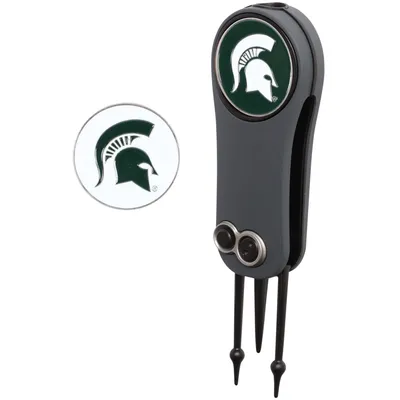Michigan State Spartans Switchblade Repair Tool & Two Ball Markers