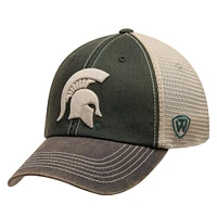 Michigan State Spartans Top of the World Offroad Trucker Adjustable Hat - Green