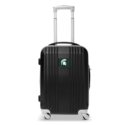Michigan State Spartans MOJO 21" Hardcase Two-Tone Spinner Carry-On - Black