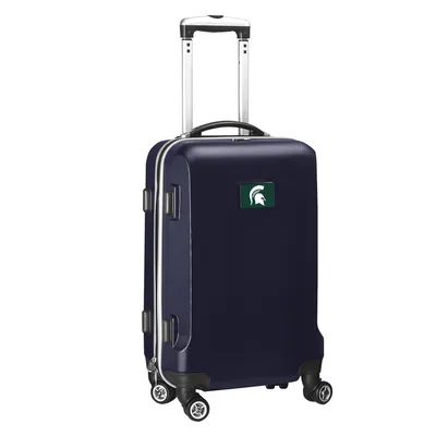 Michigan State Spartans 20" 8-Wheel Hardcase Spinner Carry-On - Navy