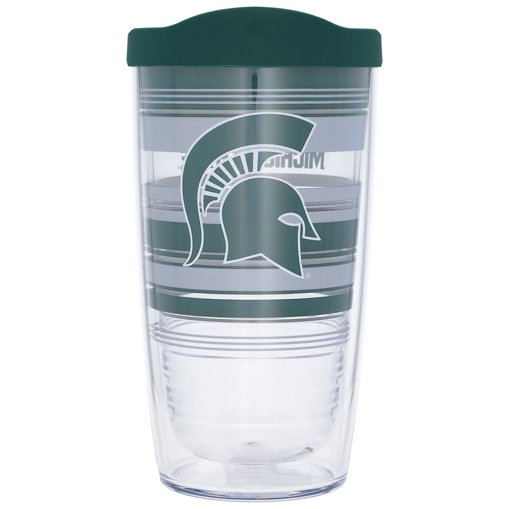 Spartiates de l'État du Michigan Tervis 16oz. Gobelet classique à rayures Hype