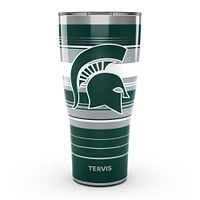 Tervis Spartans de l'État du Michigan 30oz. Gobelet en acier inoxydable à rayures Hype