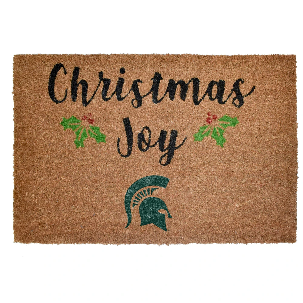 The Memory Company Michigan State Spartans 23" x 35" Holiday Door Mat