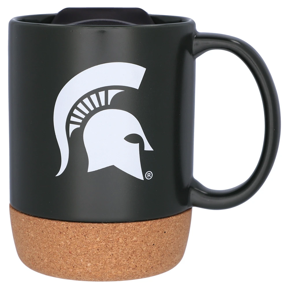 The Memory Company Michigan State Spartans Tasse à fond en liège avec couvercle