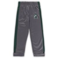 Toddler Colosseum Green/Gray Michigan State Spartans Shark Full-Zip Hoodie Jacket & Pants Set