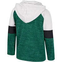 Sweat à capuche raglan quart de zip Colosseum vert Michigan State Spartans Creative Control pour tout-petit