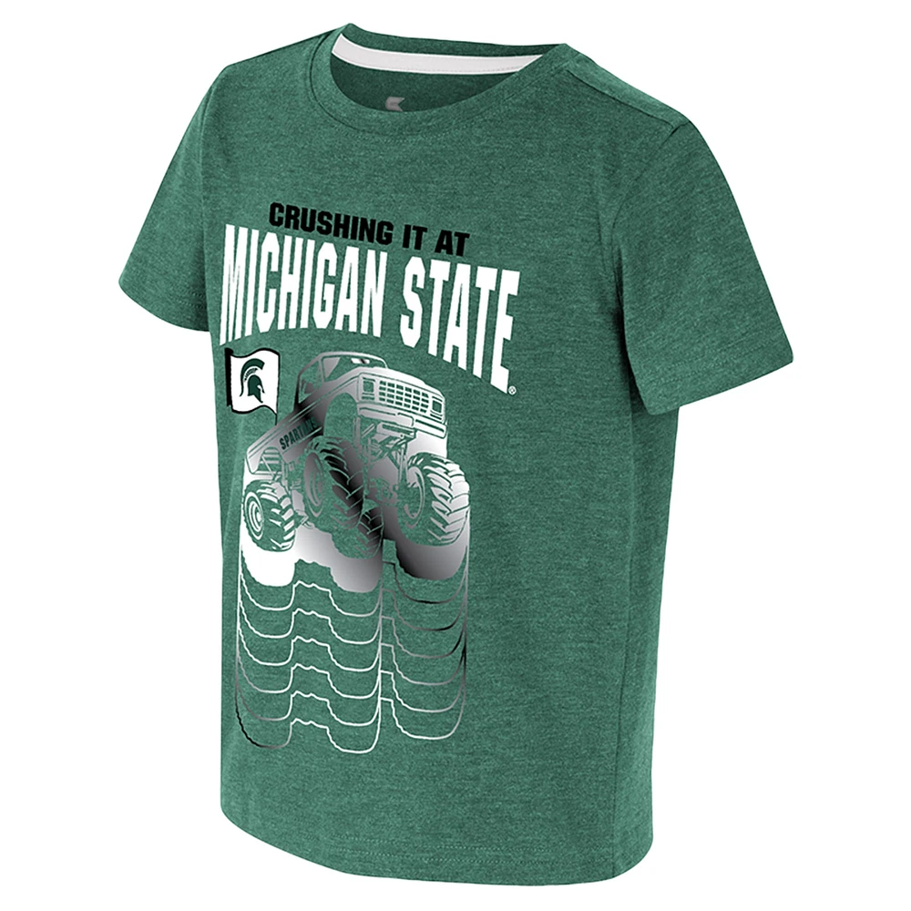 T-shirt vert Colosseum pour tout-petits Michigan State Spartans Crushing It