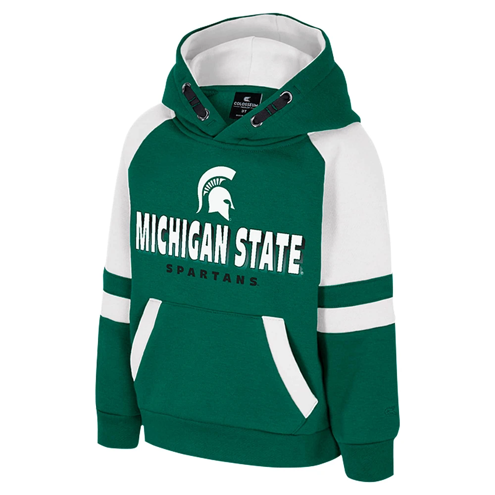 Sweat à capuche vert Colosseum pour tout-petits Michigan State Spartans