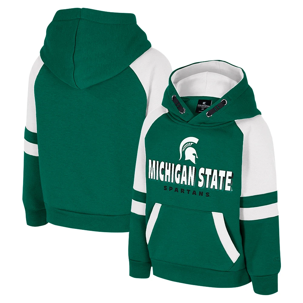 Sweat à capuche vert Colosseum pour tout-petits Michigan State Spartans