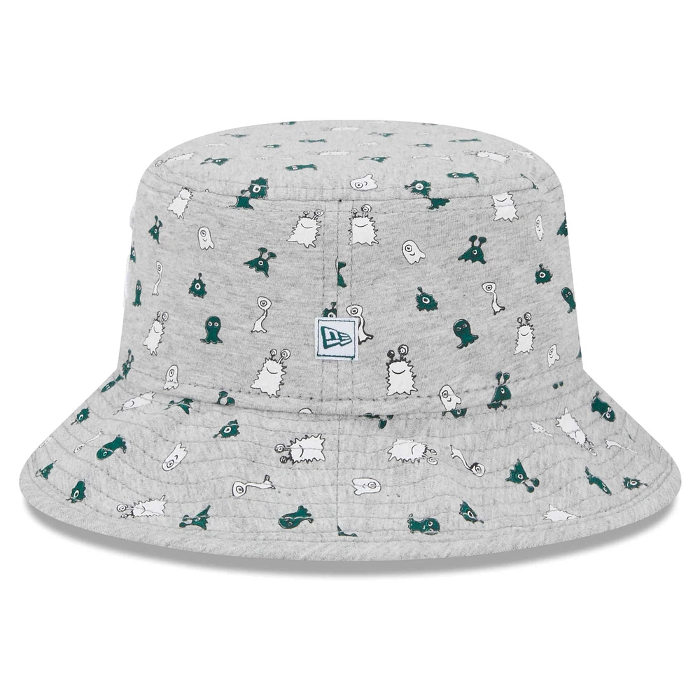 Toddler New Era  Heather Gray Michigan State Spartans Critter Bucket Hat