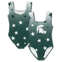 Toddler ZooZatz Green Michigan State Spartans Dance Leotard