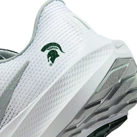 Chaussure de course unisexe Nike Michigan State Spartans Zoom Pegasus 40 blanche