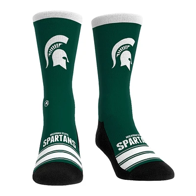 Unisex Rock Em Socks Michigan State Spartans Gametime Stripe Crew