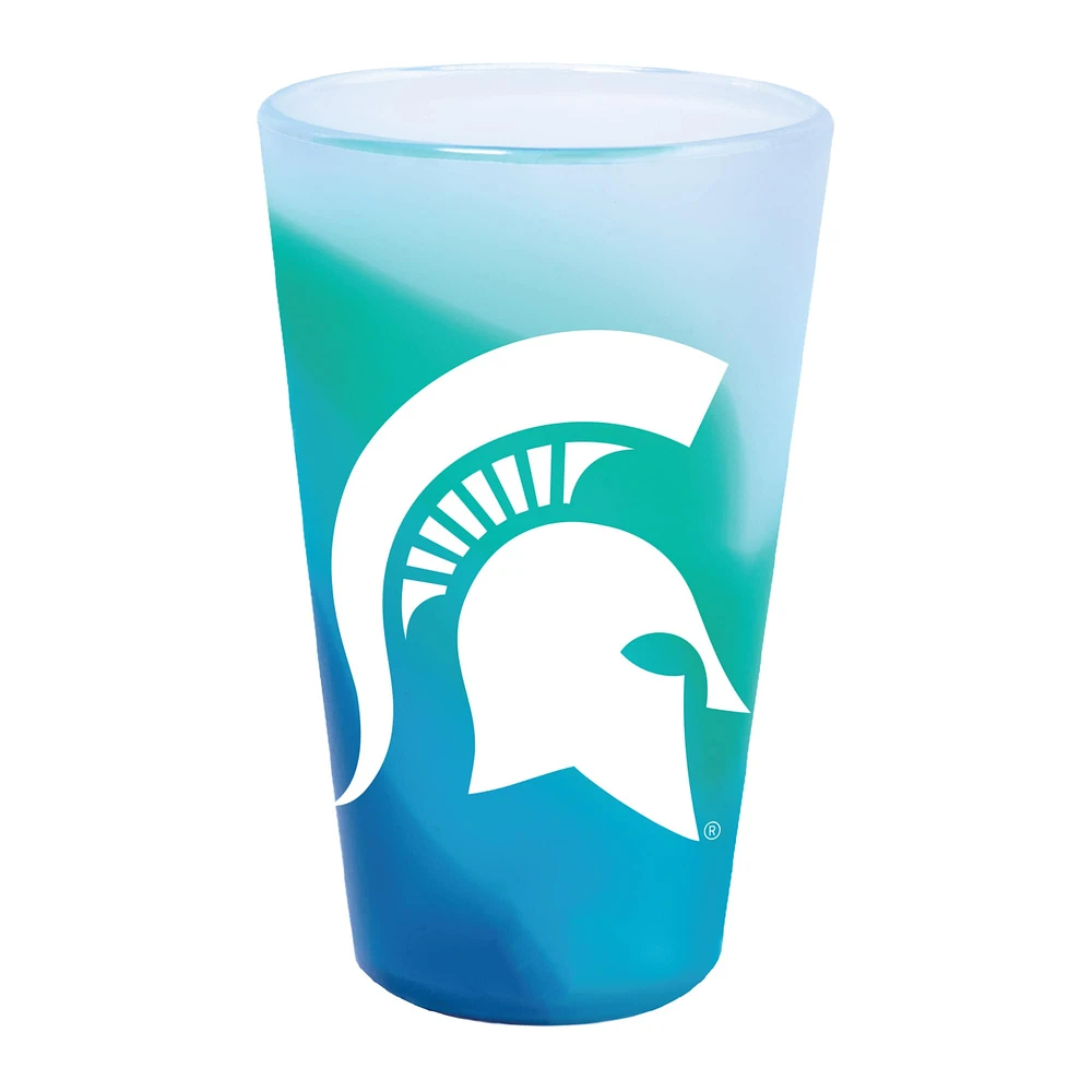 WinCraft Michigan State Spartans 16oz. Verre à pinte en silicone à la mode