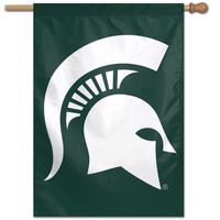 WinCraft Michigan State Spartans 28" x 40" Large Logo Single-Sided Vertical Banner