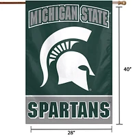 WinCraft Michigan State Spartans 28" x 40" Primary Logo Single-Sided Vertical Banner