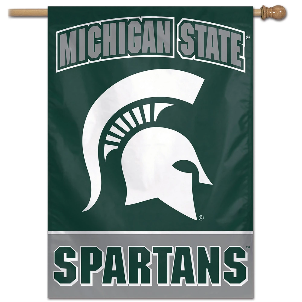 WinCraft Michigan State Spartans 28" x 40" Primary Logo Single-Sided Vertical Banner