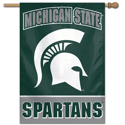 WinCraft Michigan State Spartans 28" x 40" Primary Logo Single-Sided Vertical Banner
