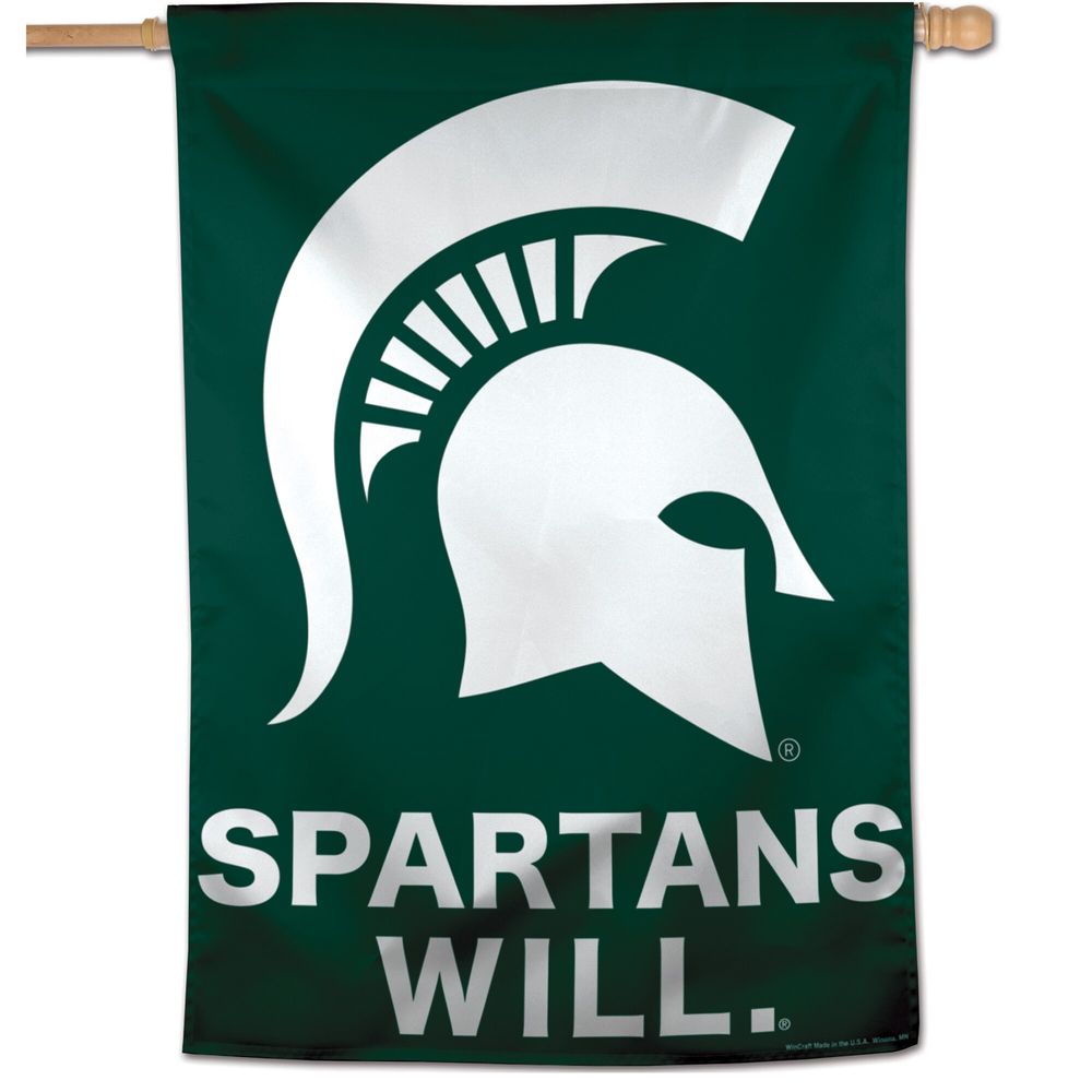 WinCraft Michigan State Spartans 28" x 40" Single-Sided Vertical Banner