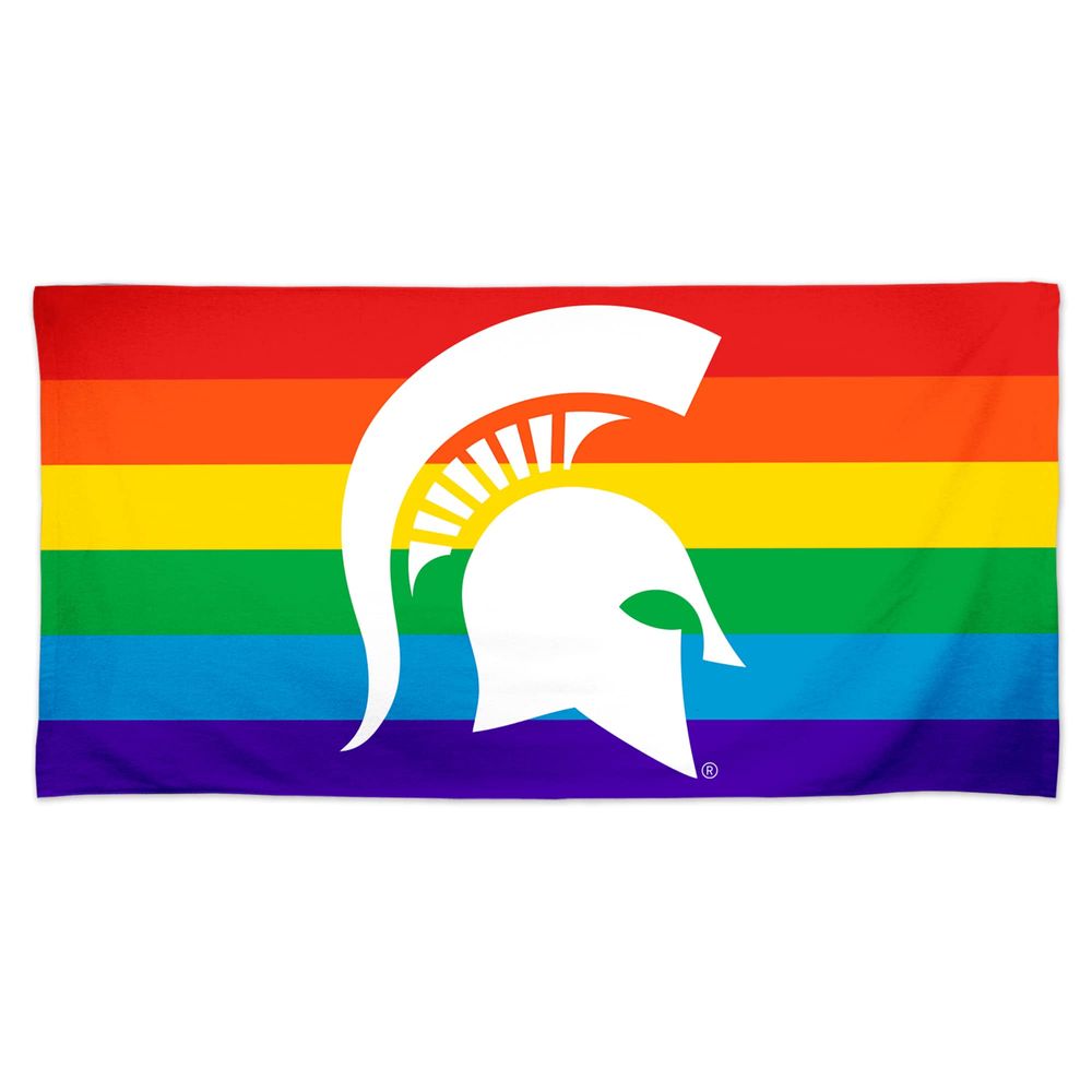 WinCraft Michigan State Spartans 30'' x 60'' Pride Spectra Beach Towel