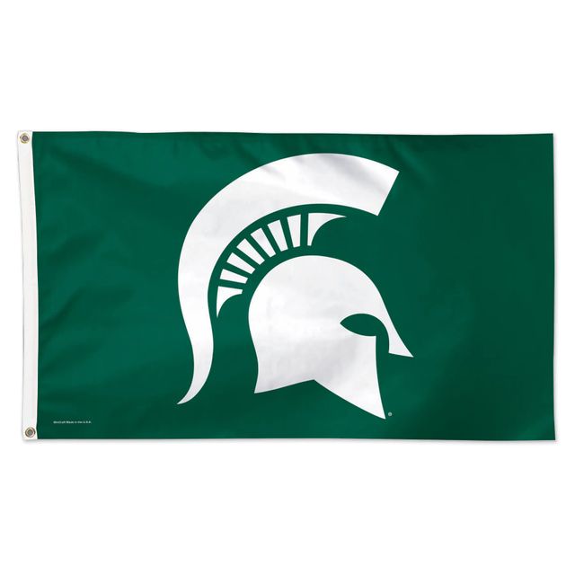 WinCraft Michigan State Spartans Deluxe Drapeau unilatéral 3 pi x 5 pi