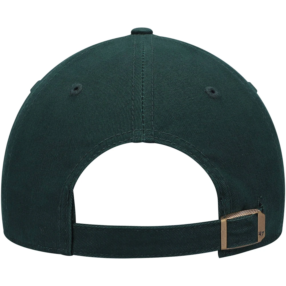 Casquette ajustable avec logo Miata Clean Up des Michigan State Spartans '47 pour femmes, verte