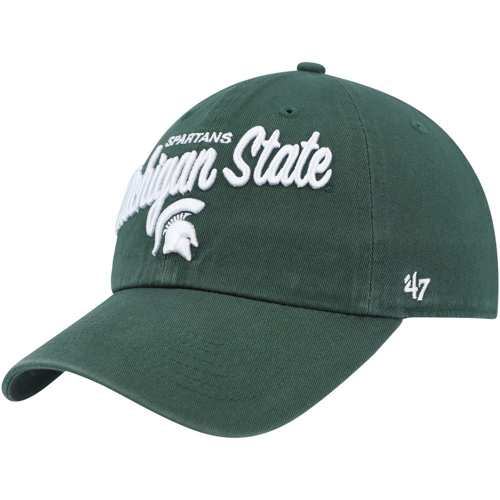 Women's '47 Green Michigan State Spartans Phoebe Clean Up Adjustable Hat