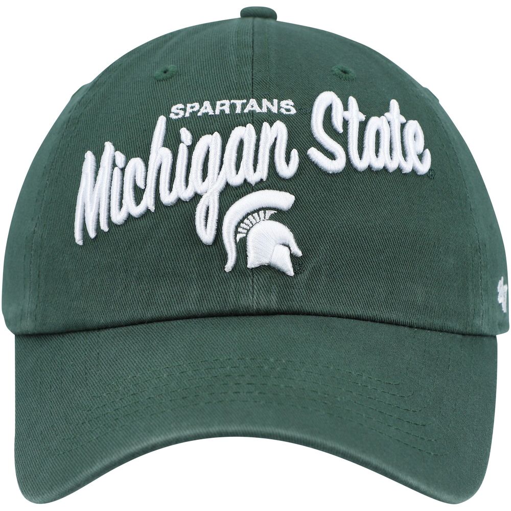 Women's '47 Green Michigan State Spartans Phoebe Clean Up Adjustable Hat