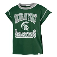 T-shirt pour femme '47 Green Michigan State Spartans Sound Up Maya Cutoff