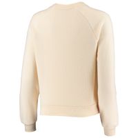 Women's Alternative Apparel Cream Michigan State Spartans Eco-Teddy Baby Champ Tri-Blend Sweatshirt