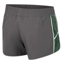 Colisée gris Michigan State Spartans Pull The Switch Short de course pour femme