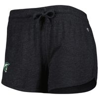 Women's Colosseum Heather Black Michigan State Spartans Simone Core Shorts