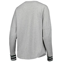 Women's Colosseum Heathered Gray Michigan State Spartans Andy Long Sleeve T-Shirt