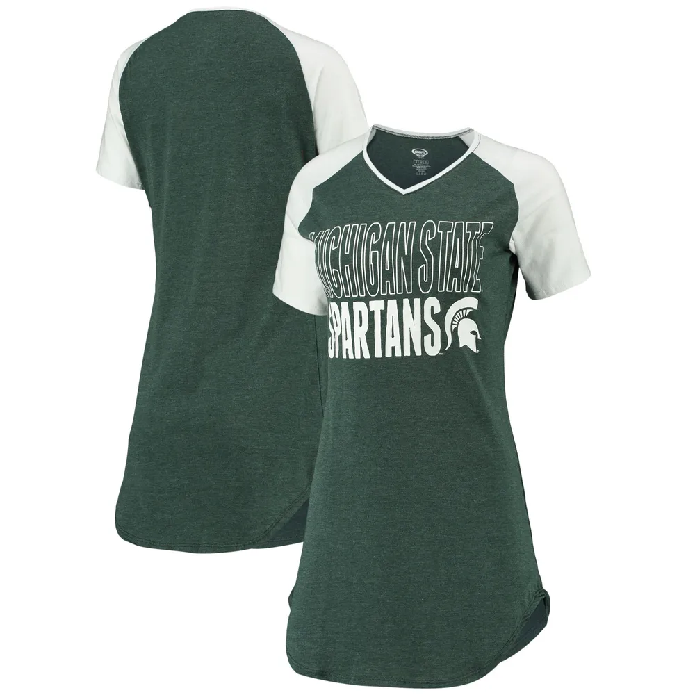 Women's Concepts Sport Charcoal/White Michigan State Spartans Tank