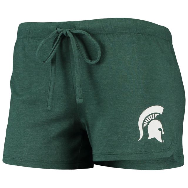 Ensemble débardeur et short Concepts Sport vert Michigan State Spartans Billboard Tie-Dye pour femmes