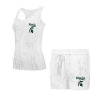 Ensemble débardeur et short Concepts Sport Michigan State Spartans Quartz pour femmes