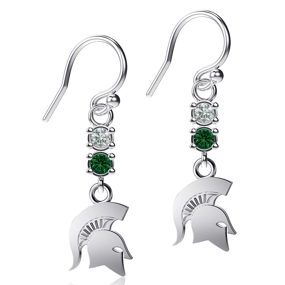 Boucles d'oreilles Dayna Designs Michigan State Spartans pour femmes