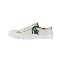 Women's FOCO Cream Michigan State Spartans Low Top Canvas Shoes